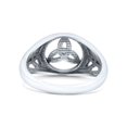 thumbnail image 3 of Vintage Celtic Trinity Triquetra Knot Attractive Design Oxidized Band 925 Sterling Silver Size 7, 3 of 5