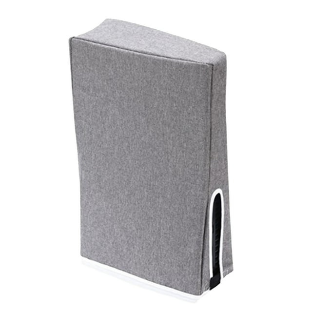 Housse de Protection Anti-Poussière pour Console de Jeu, Housse Anti-Poussière Verticale en Tissu Oxford pour Console de Jeu Noir, Gris