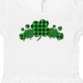 thumbnail image 4 of Inktastic St. Patrick's Day Clovers in Plaid Girls Baby Dress, 4 of 5