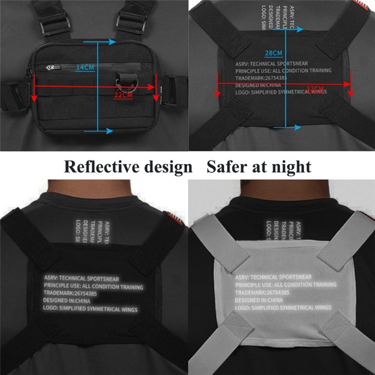 Tactical Running Backpack Vest Cell Phone and Accessories Holder  Lightweight Pack for Walking Cycling