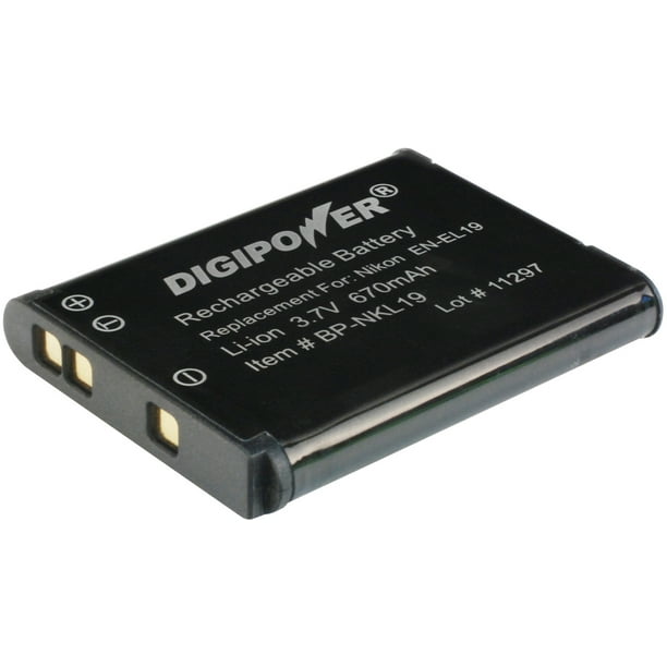 Digipower Bp Nkl19 Nikon En El19 Replacement Battery Pack Walmart Com Walmart Com