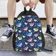 thumbnail image 4 of Wukai Party Shark Cute Travel Laptop Backpack - Waterproof, Anti-Theft, Slim and Sturdy College & Business Backpack, 4 of 7