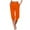 Orange, variant on Women's Solid Color Capris High Waist Drawstring Casual Pants - Baggy Loose Tunic Style, Lightweight Polyester, Suitable for Daily Office Parties - All Seasons