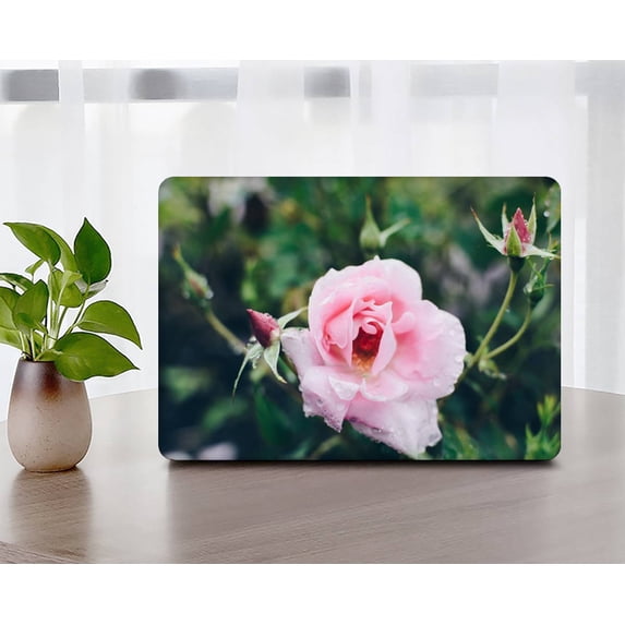 KSK KAISHEK Only for New MacBook Air 13 inchs Case 2022/2021/2020/2019/2018 Rel. Model A2337 m1 A2179 A1932, Plastic Protective Case Hard Cover, Rose series 0092
