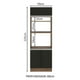 thumbnail image 2 of Despensero Alacena Multiuso Organizador Madesa 3 Puertas 02, 2 of 5