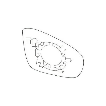 Genuine OE Nissan Mirror Glass - 96366-6CA1A