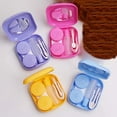 thumbnail image 2 of Lubelski Cute Pocket Mini Lens Case Travel Kit Easy Carry Mirror Container Holder, 2 of 7