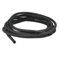 thumbnail image 1 of 5mm/0.2in Black Cord Protector Self Wrapping Wire Loom High Temperature Resistant Cable Sleeve for RV Boat 3meter/10ft, 1 of 5