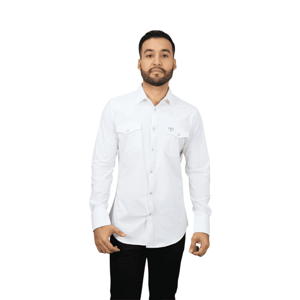 Camisa Platini PWL10829 White Para Hombre 1 Pz