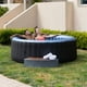 thumbnail image 2 of Tina Spa Hidromasaje Inflable Bergen 4 Comfort Mspa Para 4 Personas Ideal Para Jardin 180cm Negro, 2 of 11
