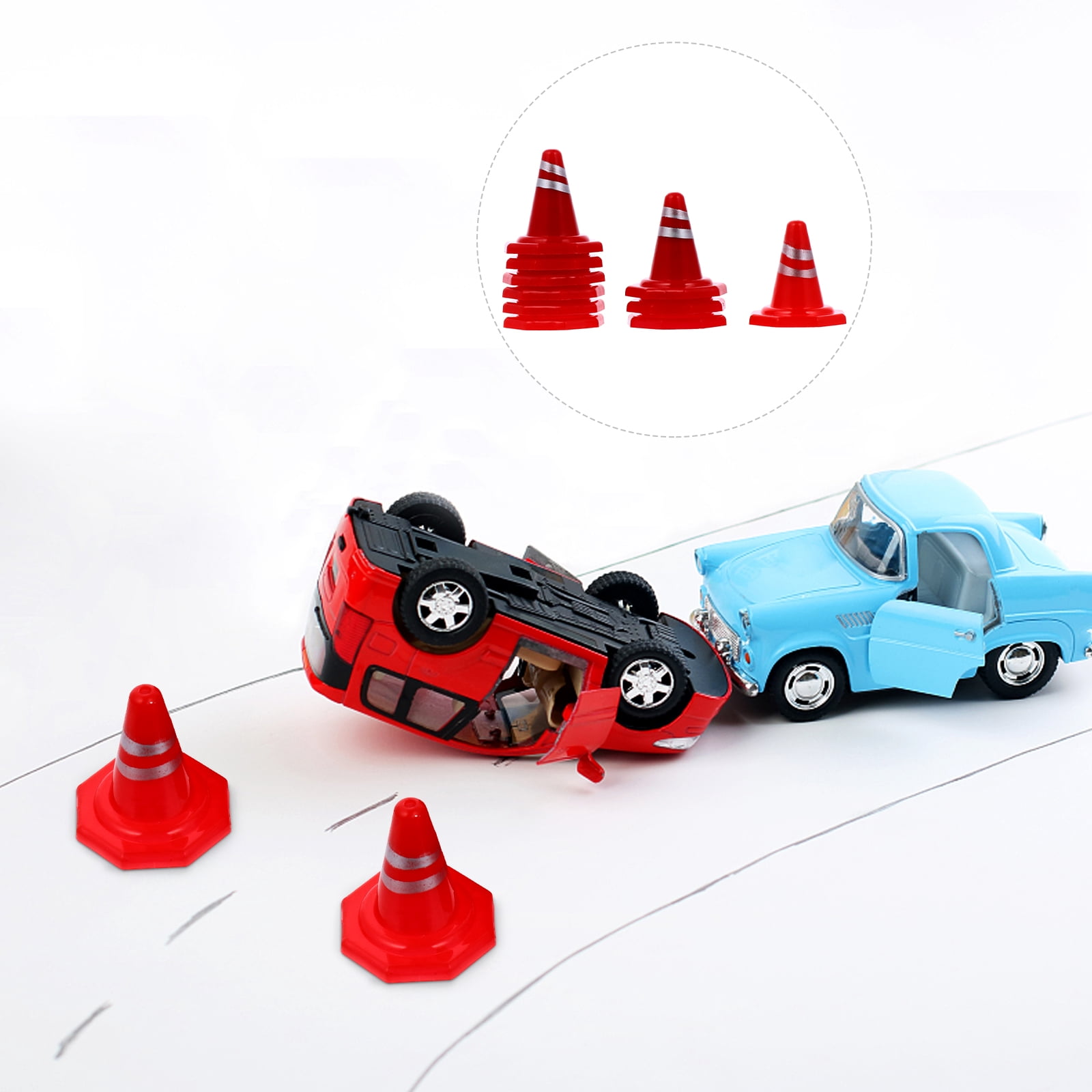 Cikonielf cônes de route Lot de 4 Cônes de Signalisation Pliables de 71