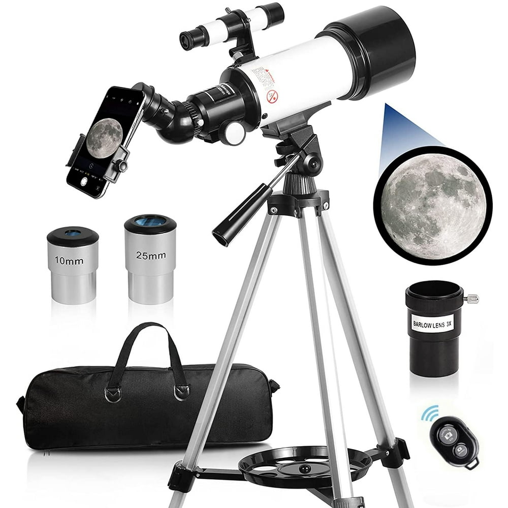 SKONYON Telescope for Kids Beginners Adults, 70mm Astronomy Refractor