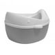 thumbnail image 4 of Orinal para bebés y niños pequeños, asiento de inodoro antideslizante para niños y niñas gris, 4 of 9