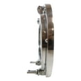thumbnail image 5 of Polished Aluminum Nautical Marine Oval Ship Porthole Folding Wall Mirror 19"L, 5 of 8