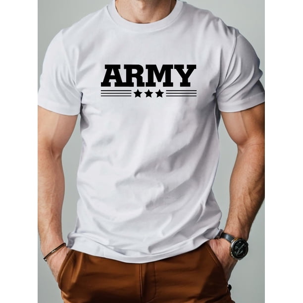 Men's Summer Casual T-Shirt with Deer Head Design - Breathable Polyester, Crew Neck, Short Sleeve Tee For Adult, Men, Women, Teen, Teenager, Adolescent, Youth