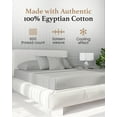 thumbnail image 3 of Good Sleep Bedding Twin XL Size Fitted Sheet Only Light Gray Egyptian Cotton 800 TC, 3 of 8