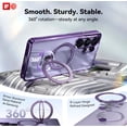 thumbnail image 3 of Funda Morada Brillante con Soporte Magnético de 360°, Samsung Galaxy S26 Ultra 6.9", 3 of 9