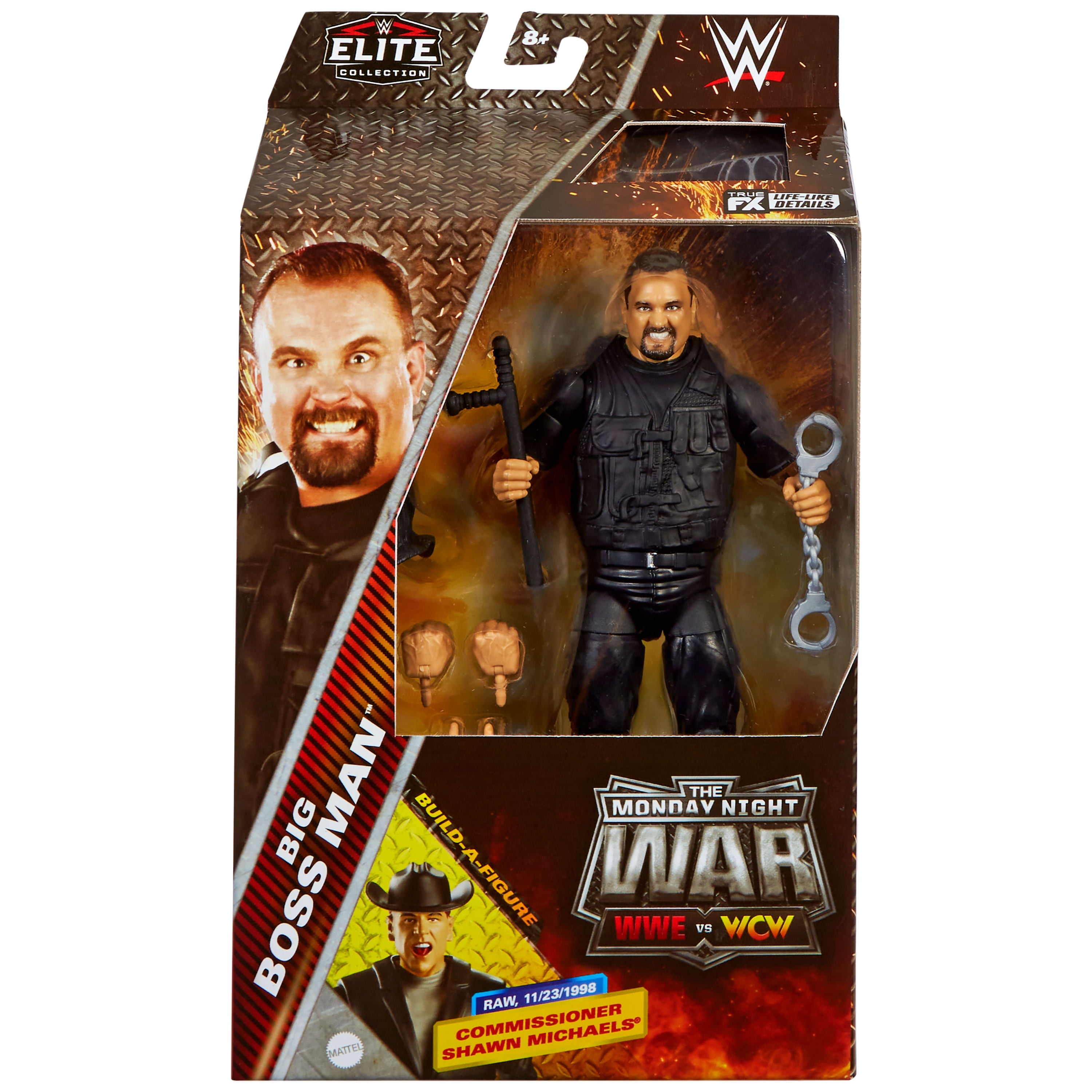 WWE Monday Night War Elite Collection Big Boss Man Action