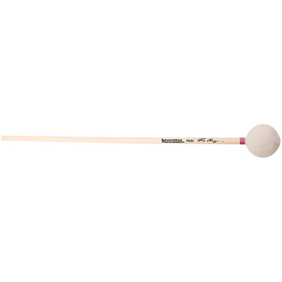 Innovative Percussion Pius Cheung Bass Marimba Mallets Medium Soft/White Yarn Rattan
