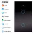 thumbnail image 2 of Interruptor De Luz De Pared Inteligente Wifi (2 Vías) Negro, 2 of 5