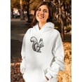thumbnail image 2 of Sitting Squirrel Hoodie Women -SPIdeals Designs, Female x-Large, 2 of 4