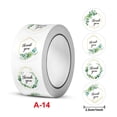thumbnail image 1 of 500pcs Thank You Stickers,1" Round Greenery Frames Thank You Stickers Roll 4 Floral Designs Thank You Envelope Labels Perfect for Gift Wraps, Birthday Party Favors, 1 of 5