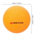 thumbnail image 2 of PTOOTP 50Pcs Orange Training Table Tennis Balls Smooth Surface for Professional Practice Sessions, 2 of 6