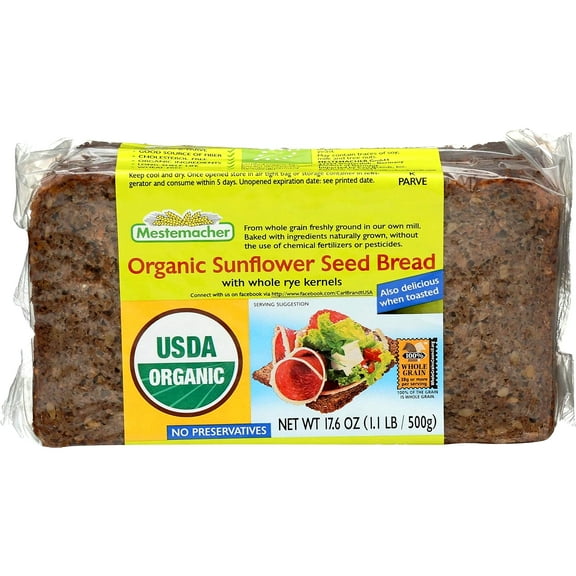 Mestemacher Organic Sunflower Seed Bread