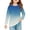 Blue-006, variant on Tunic shirts for Girls Crewneck Gradient Shirts Long Sleeve Color Block Sweatshirt Pullover Fashion Spring Outfits Clothes