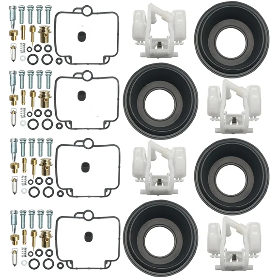 4x Carburetor Repair Kit Float & Diaphragm for SUZUKI DR650 1991-2020 MIKUNI BST40 Carb