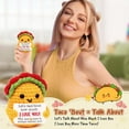 thumbnail image 2 of Positive Crochet Taco Plush – Inspirational Emotional Support Gift for Women Men, Self Care Desk Decor, Christmas Birthday Thanksgiving Gifts for Son Daughter Sister Mom Dad Friend Coworkers, 2 of 10
