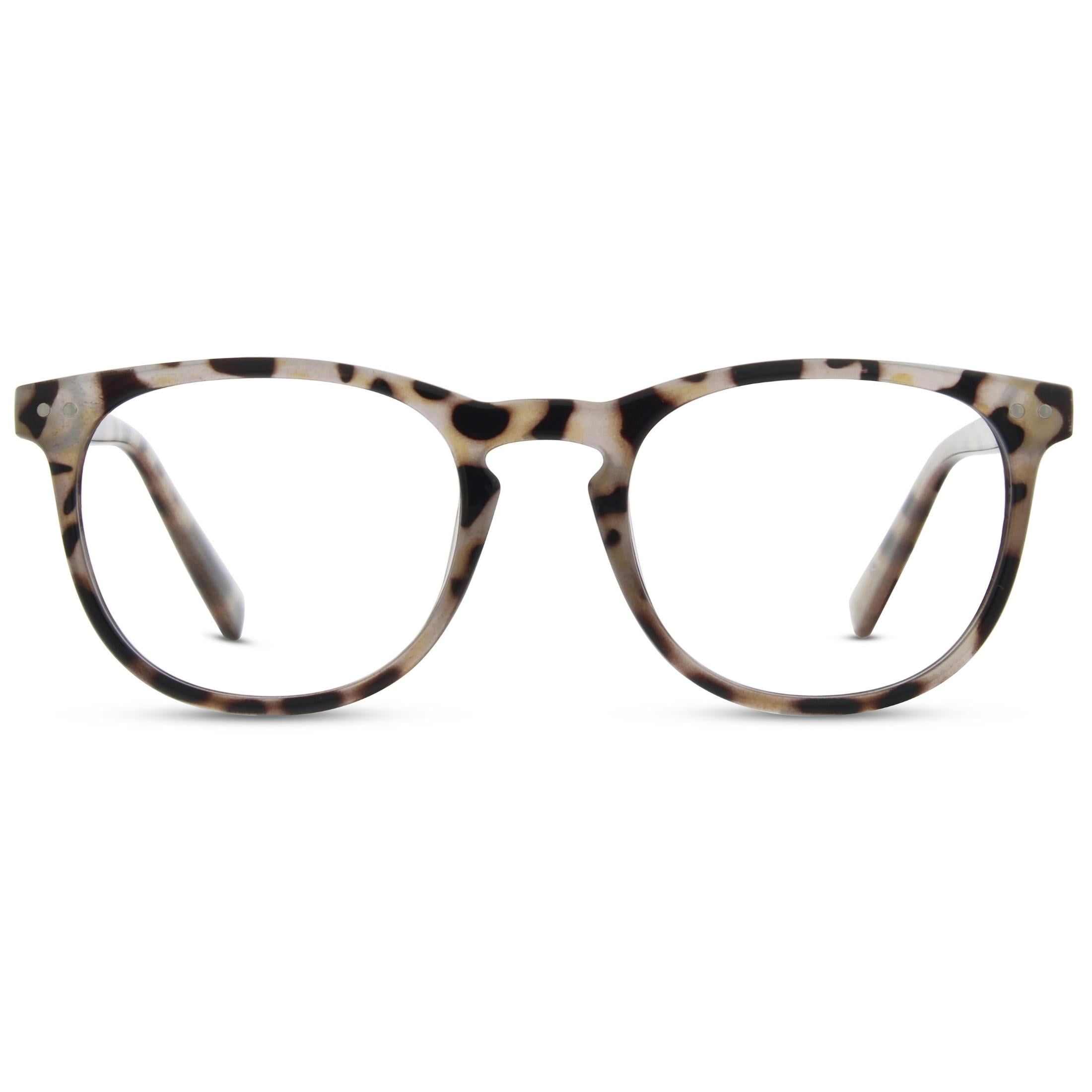 Jonas Paul Eyewear Blue Light Glasses Cream Tortoise, Magnifying Acrylic Lens, Unisex, 1.25