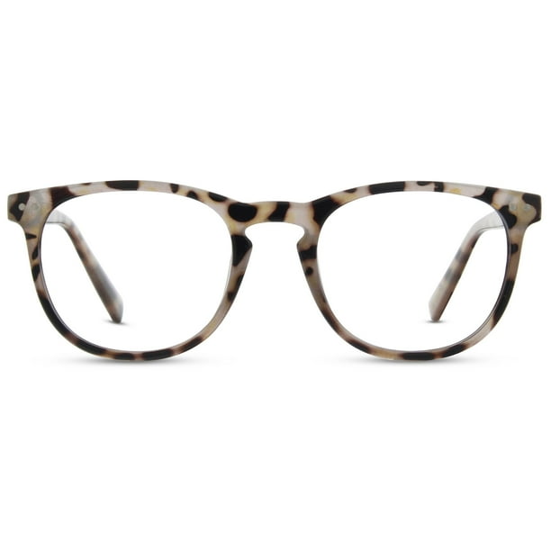 Jonas Paul Eyewear Blue Light Glasses Cream Tortoise, Magnifying