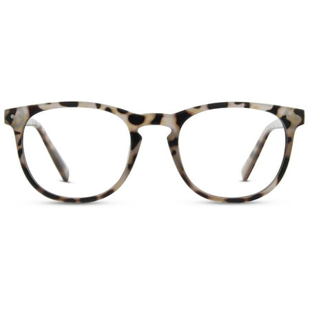 Jonas Paul Eyewear Blue Light Glasses Cream Tortoise, Magnifying Acrylic Lens, Unisex
