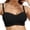 Black, variant on Alun Womens Soft Comfortable No Underwire Bras Seamless Push up Bralettes Full Coverage Breathable Fabric Pure Color Casual Tshirt Brassiere for Everyday Wear White XL