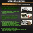 thumbnail image 4 of FlyFlise Motorcycle Brake Clutch Pump Lever with Hydraulic Master Cylinder Reservoir Set 7/8'', 4 of 8