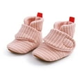 thumbnail image 5 of MEZZALL Baby Booties Winter Warm Striped Boots For Soft Sole First Walkers Shoes Cozy Comfortable Toddler Footwear Holiday Footwear, 5 of 9