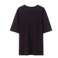 thumbnail image 5 of Moda mujer casual manga corta cuello redondo impreso tops sueltos blusa Pompotops hkajfhjk464979, 5 of 5
