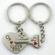 thumbnail image 1 of Juego de pareja para amantes, dos llaves a juego para desbloquear el amor, llaveros de corazón para él y para ella, 1 of 7