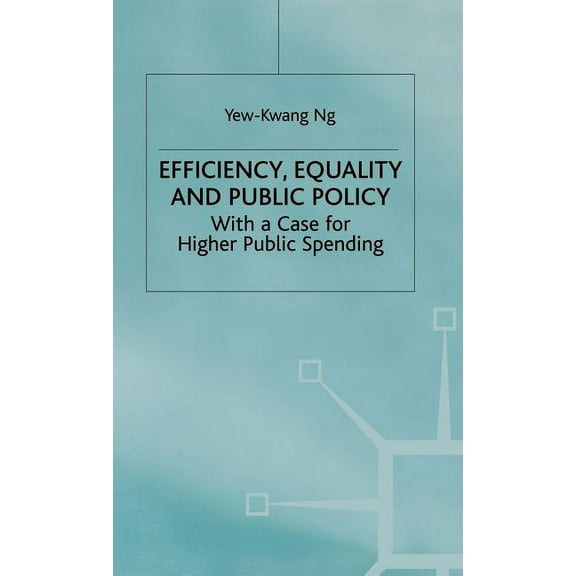 Efficiency, Equality and Public Policy: With a Case for Higher Public Spending, (Hardcover)
