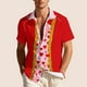 thumbnail image 2 of TaTaai Unisex Hawaiian Shirt, Short Sleeve Button Down Lapel Collar, Funny Printed, Breathable Lightweight, Ideal for Valentine's Day Summer Beach Casual Wear Gift, 2 of 8