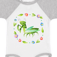 thumbnail image 4 of Inktastic Praying Mantis with Flowers and Leaves Boys or Girls Baby Bodysuit, 4 of 5