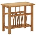 thumbnail image 1 of vidaXL Magazine Table 45x27x42 cm Solid Oak Wood, 1 of 4