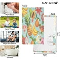 thumbnail image 3 of GZHJMY 2 Piece Tropical Fruits and Flowers Hand Towels for Bath Decorative, Pure Cotton Guest Towels Fingertip Towels for Bathroom Spa Gym,16 x 28 inch, 3 of 7