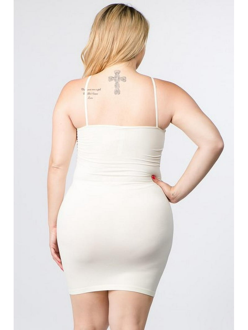 white cami bodycon dress Fashionkilla slinky square neck cami bodycon mini dress with low back in  white
