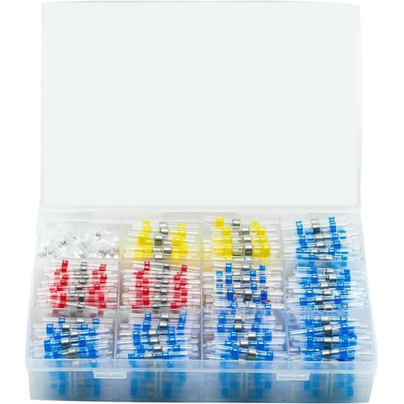 300Pcs Solder Seal Wires Connector Heat Shrink Wires Connector Waterproof Solder Seal Heat Shrink Wires Terminal Connector