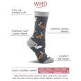 thumbnail image 3 of Bunny Rabbit Socks 2-Pack (Blush Heather/Charcoal Heather, Medium), 3 of 3