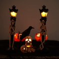 thumbnail image 4 of Choosebetter Halloween Miniature Glowing Skull Street Light，LED Light Halloween Light Decoration, 4 of 4