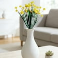 thumbnail image 5 of Artificial Camellia Flowers, Long Floral Stems for Tall Vases, Plastic Artificial Flowers, Muilti Color Faux Flowers Bouquets for Centerpieces, Wedding, Home & Office Party Decor(Yellow), 5 of 6