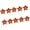 red, variant on 10Pcs Flower Shape Cufflinks Buttons Metal Sewing Buttons Closure For Jackets Shirt Dress Coat Clothing Embellishment